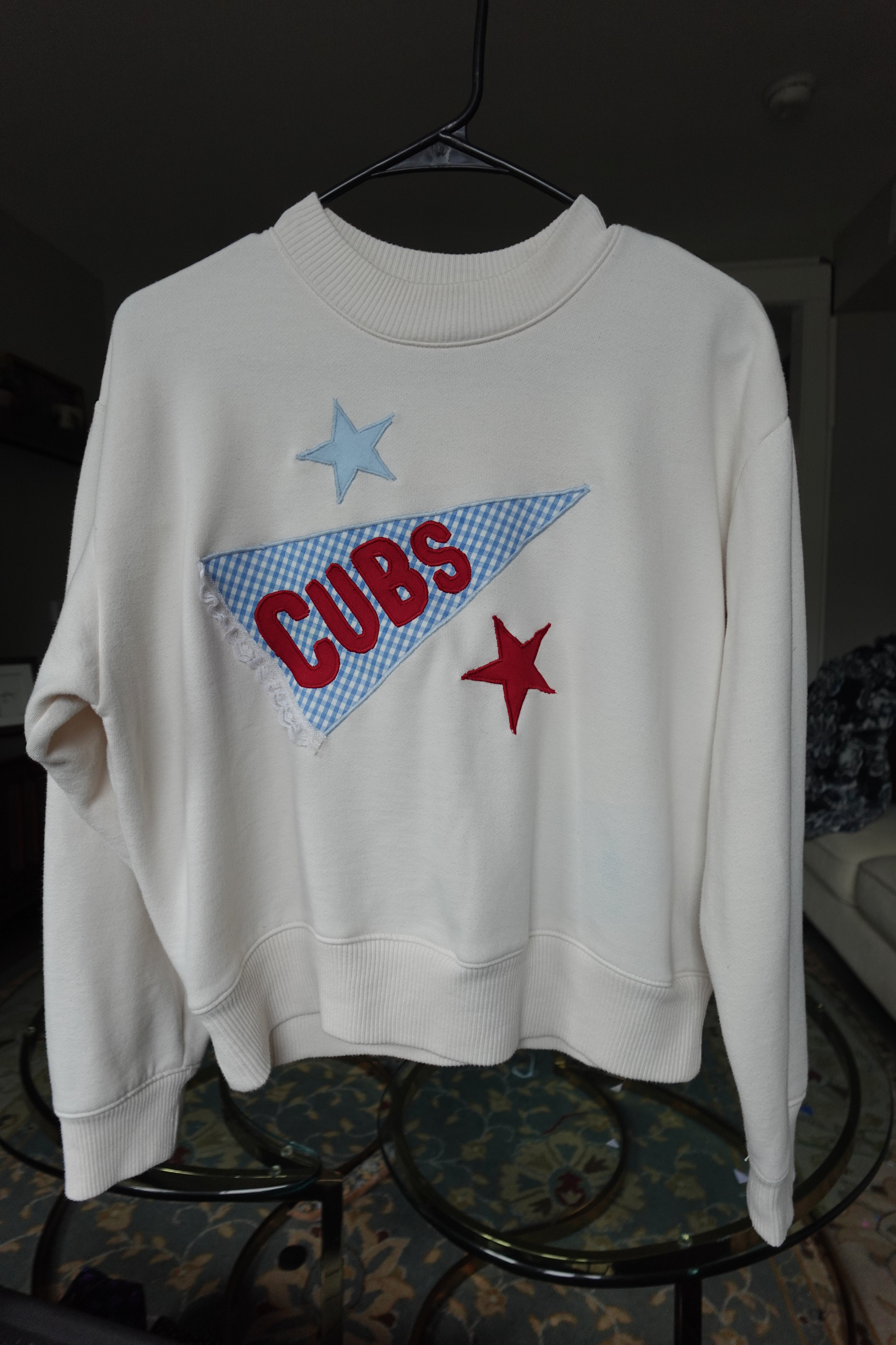 Appliqué Crew Necks