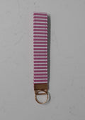 Fabric wristlet keychain