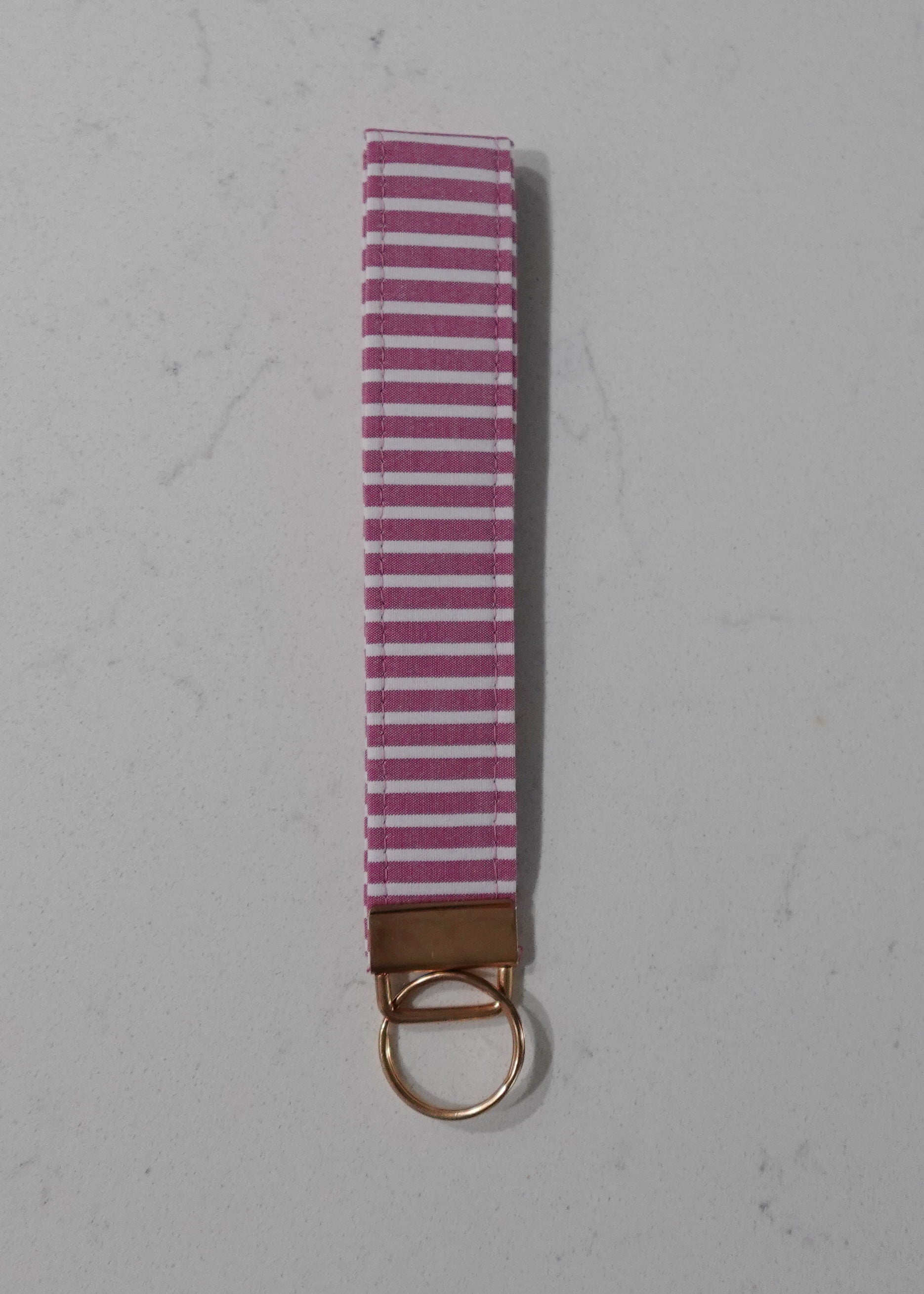 Fabric wristlet keychain