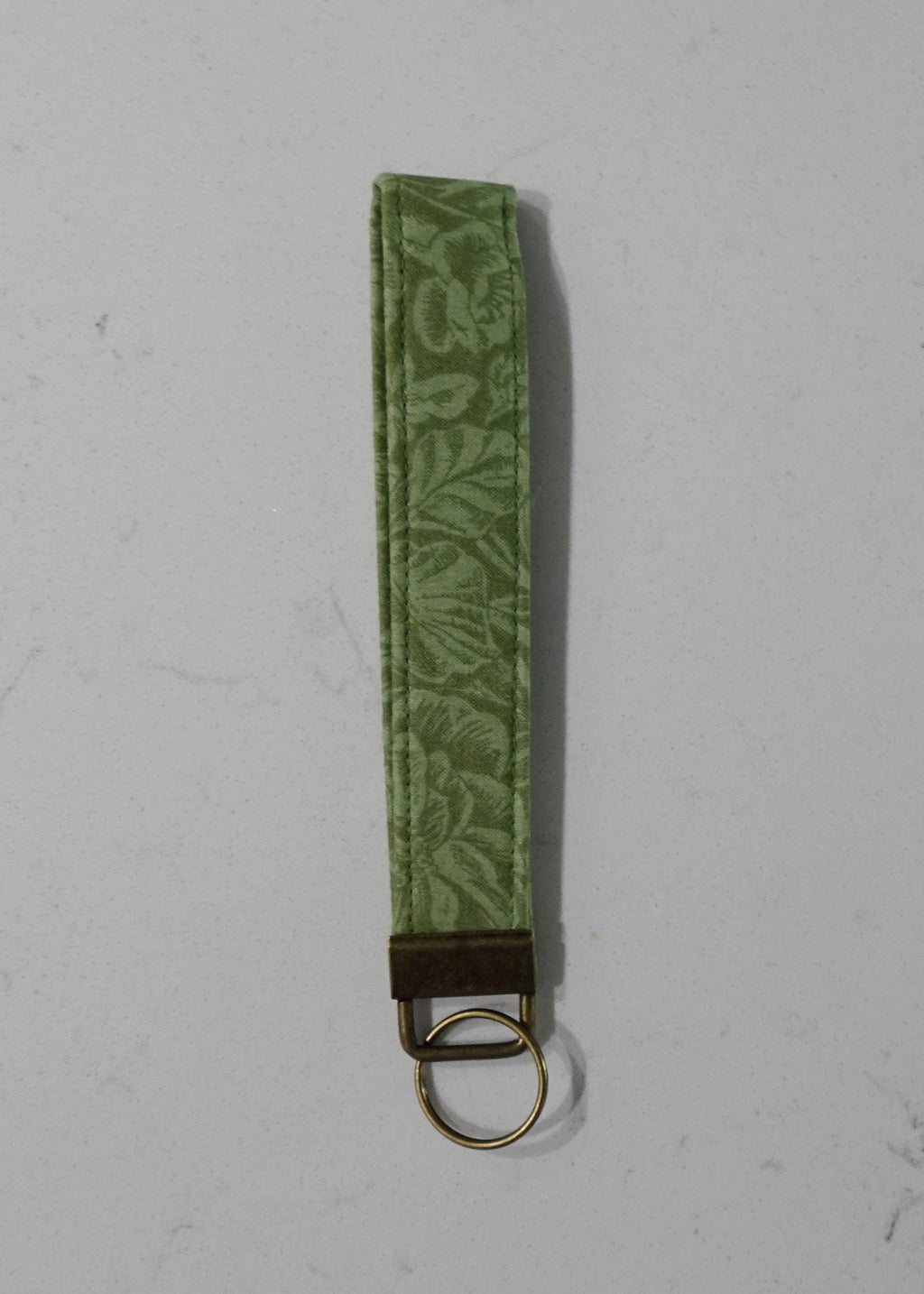 Fabric wristlet keychain