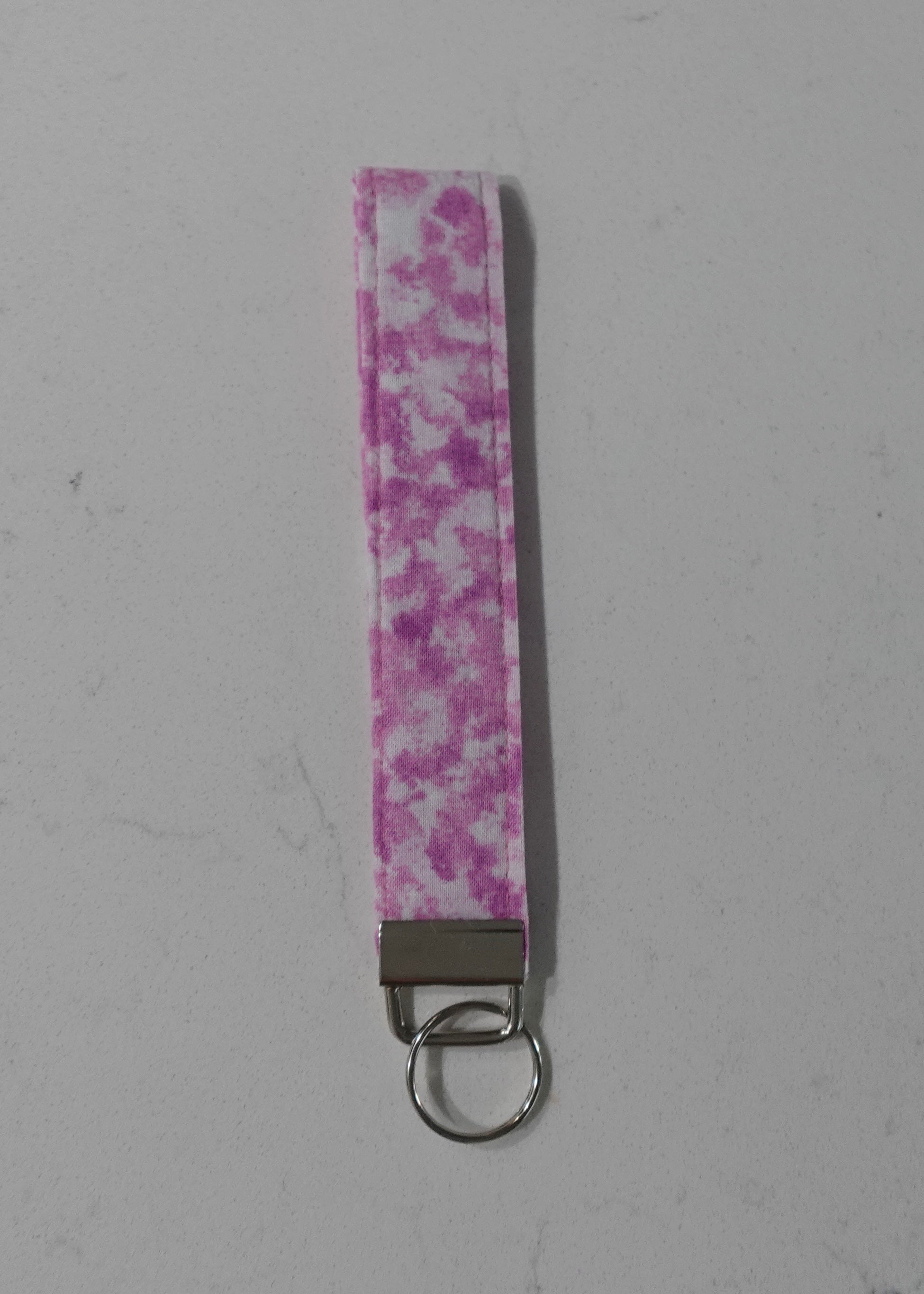Fabric wristlet keychain