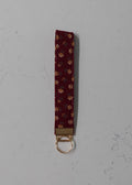 Fabric wristlet keychain