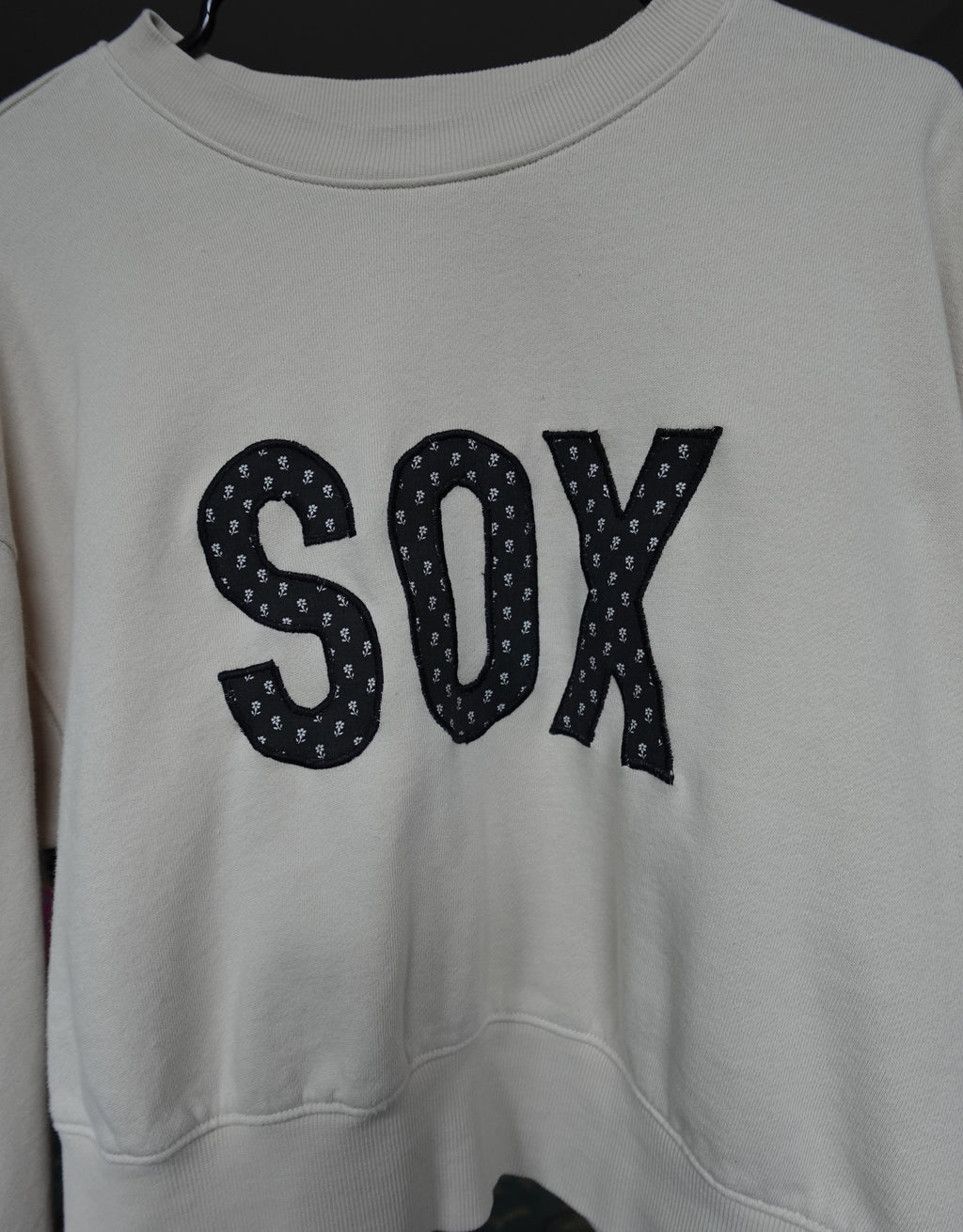 Chicago white sox applique crew neck