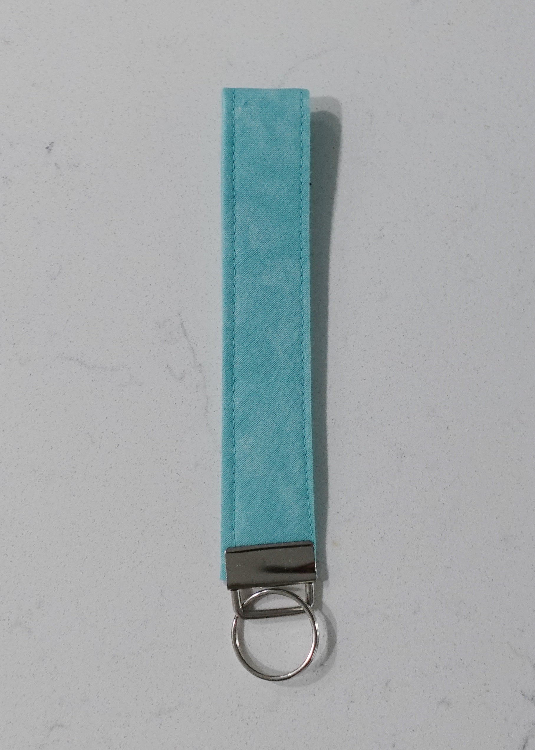 Fabric wristlet keychain