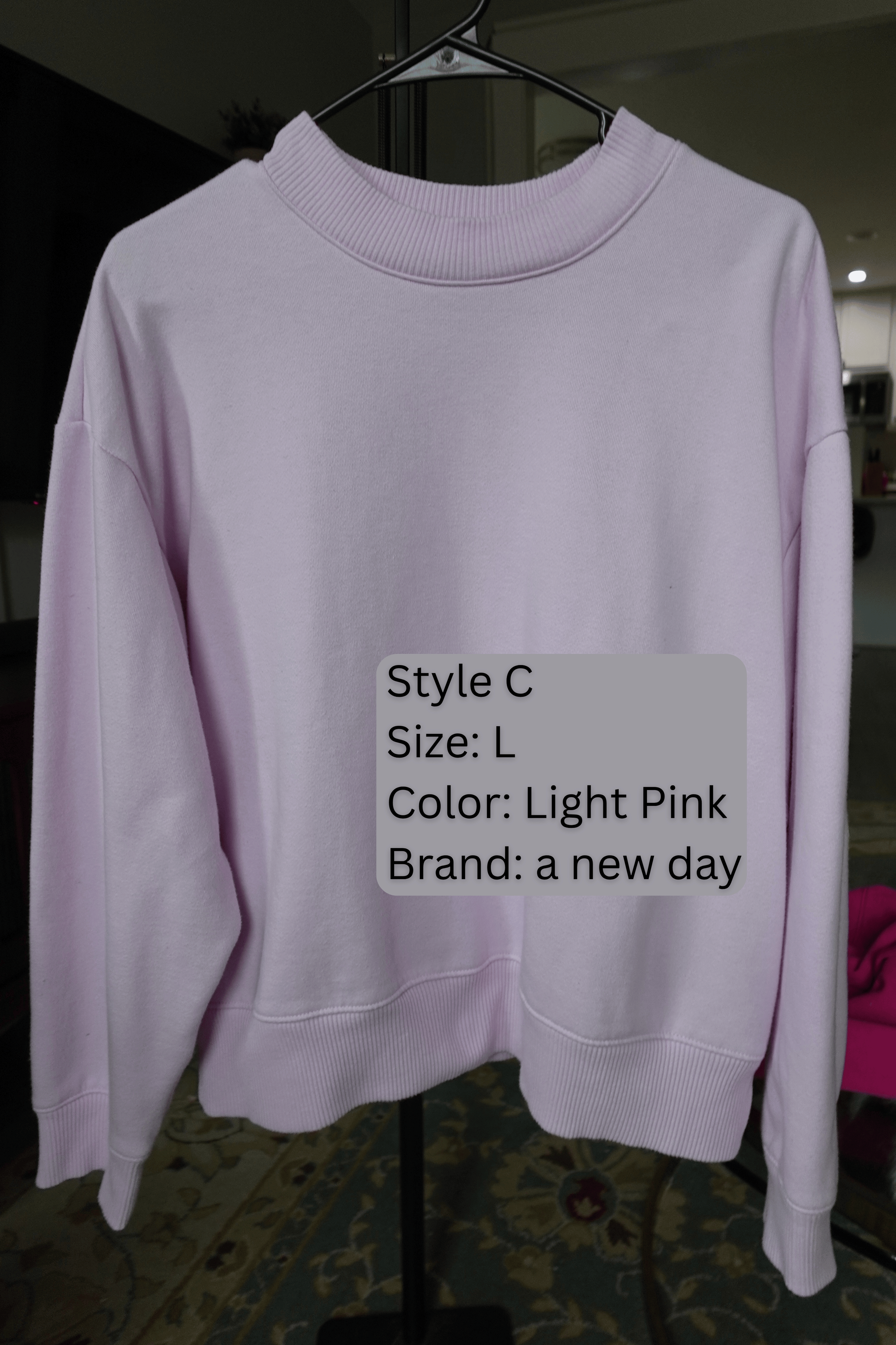 Custom sports team applique crew neck