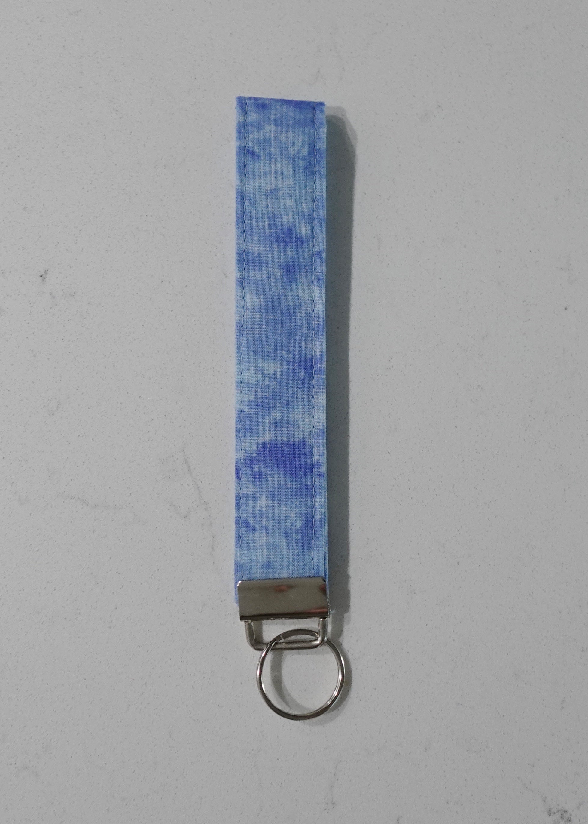 Fabric wristlet keychain