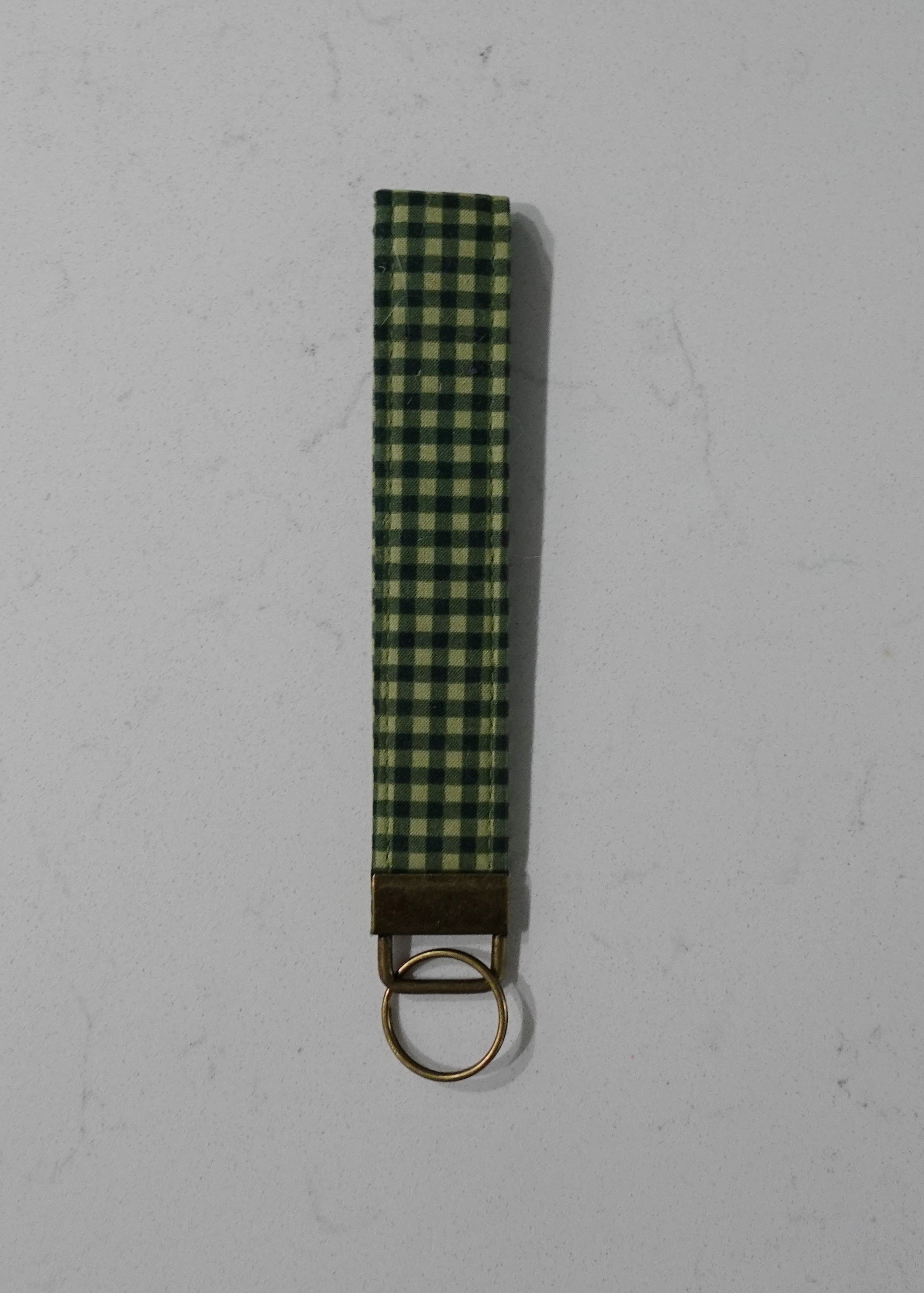 Fabric wristlet keychain