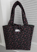Medium quilted tote bag