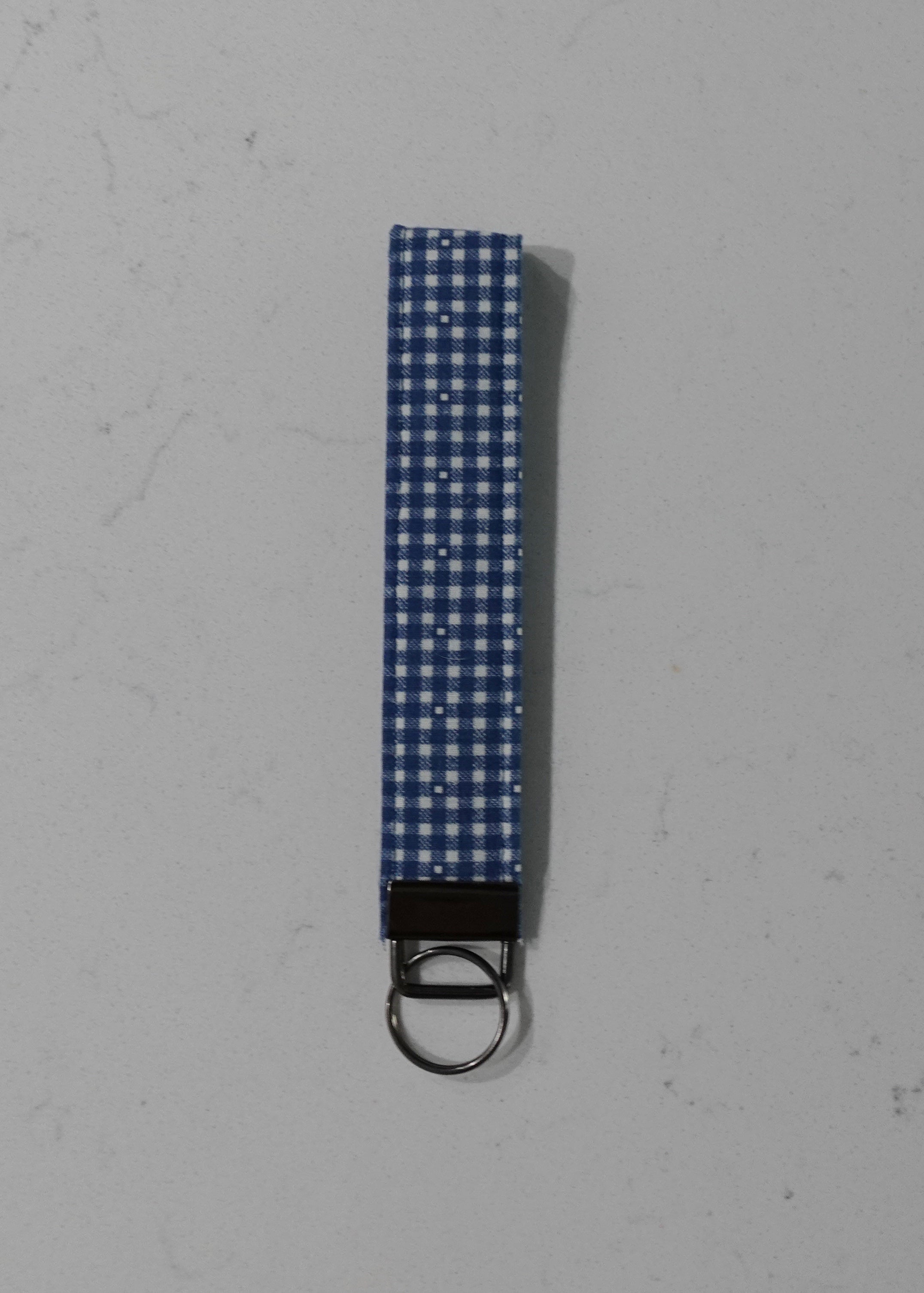 Fabric wristlet keychain