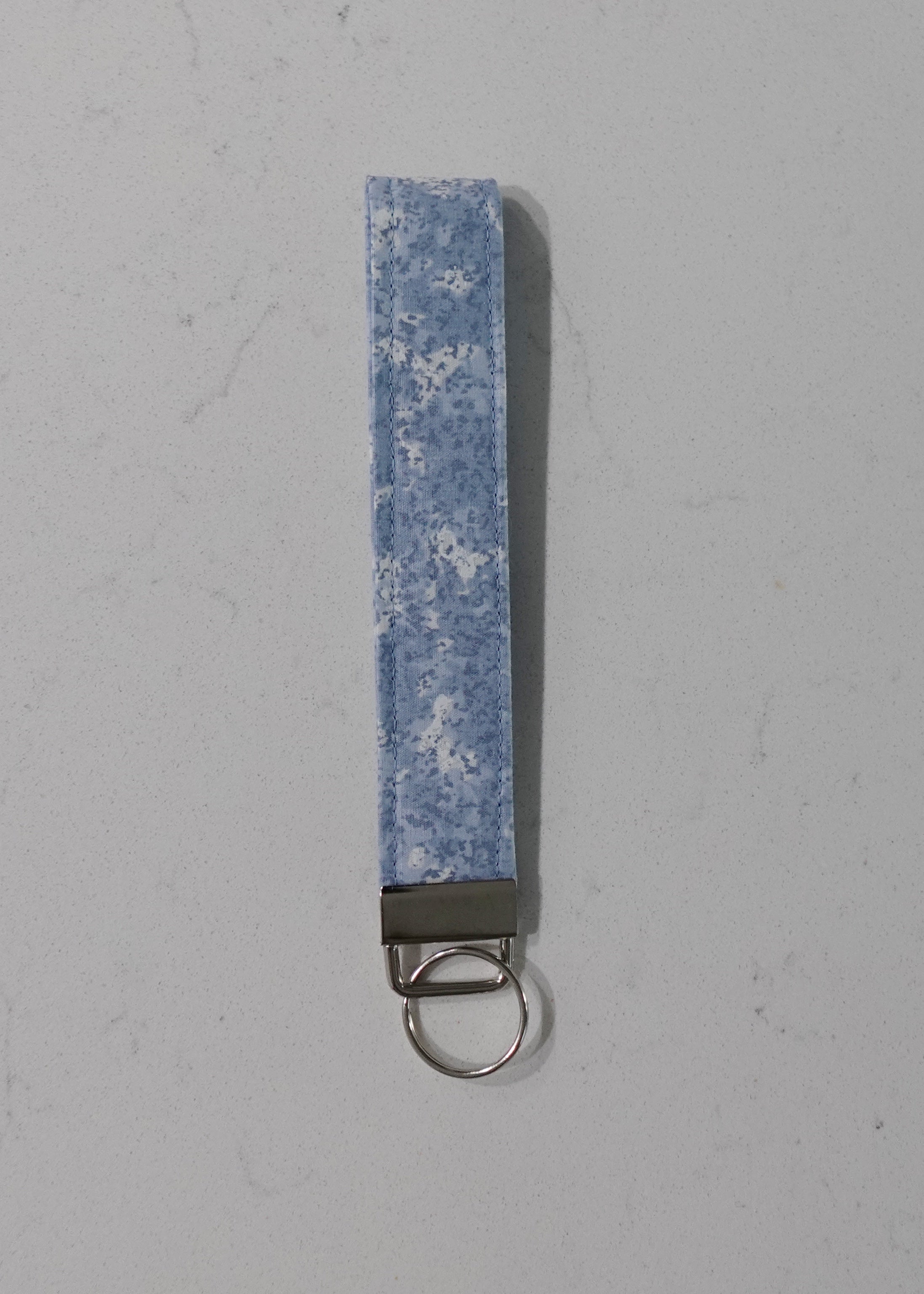 Fabric wristlet keychain