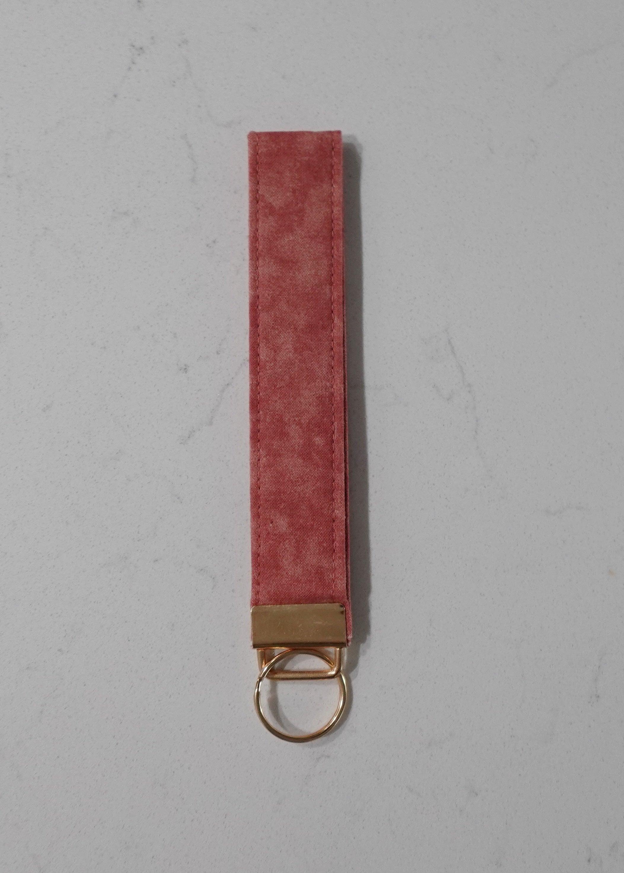 Fabric wristlet keychain