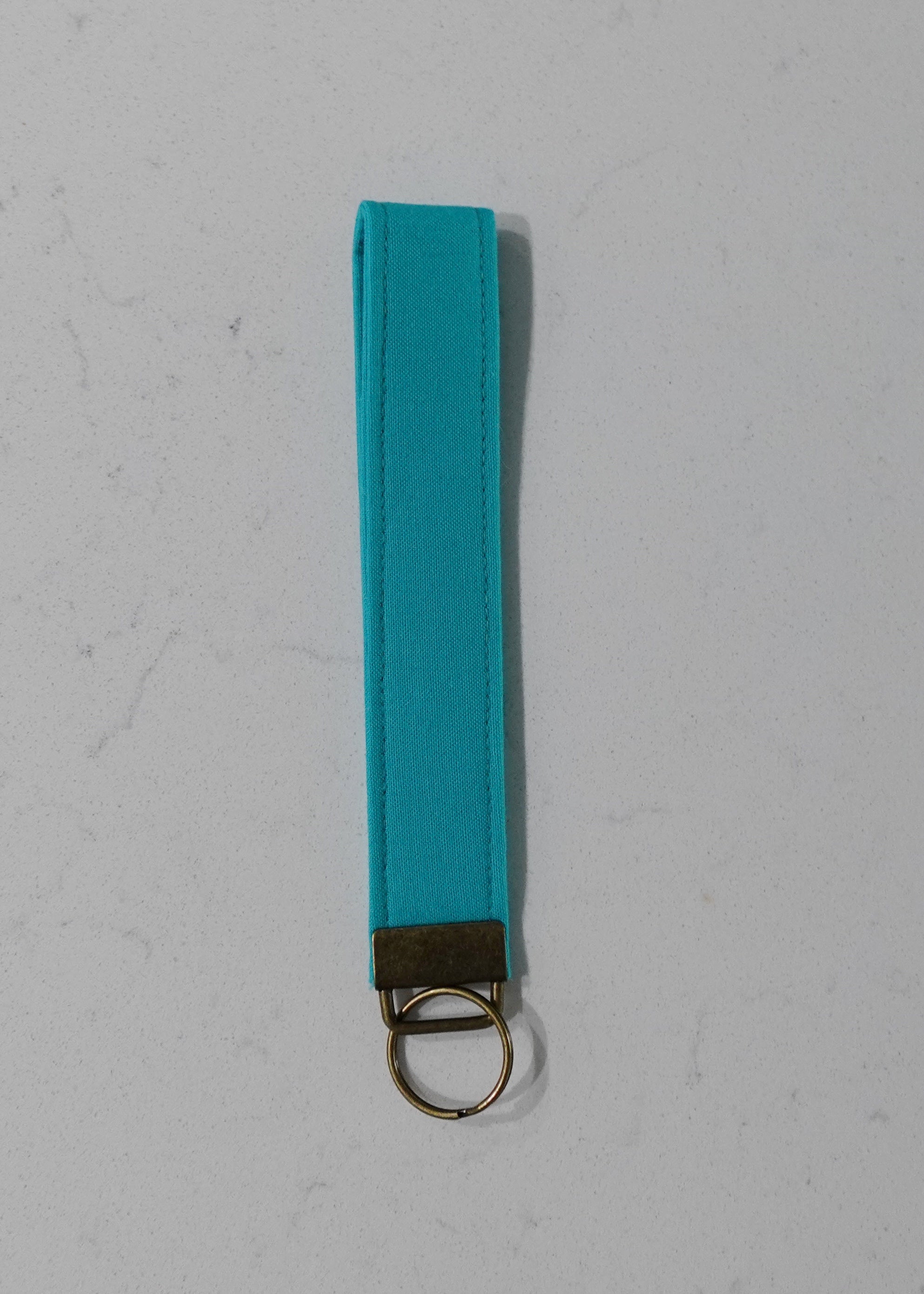 Fabric wristlet keychain