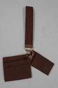 Fabric wristlet keychain