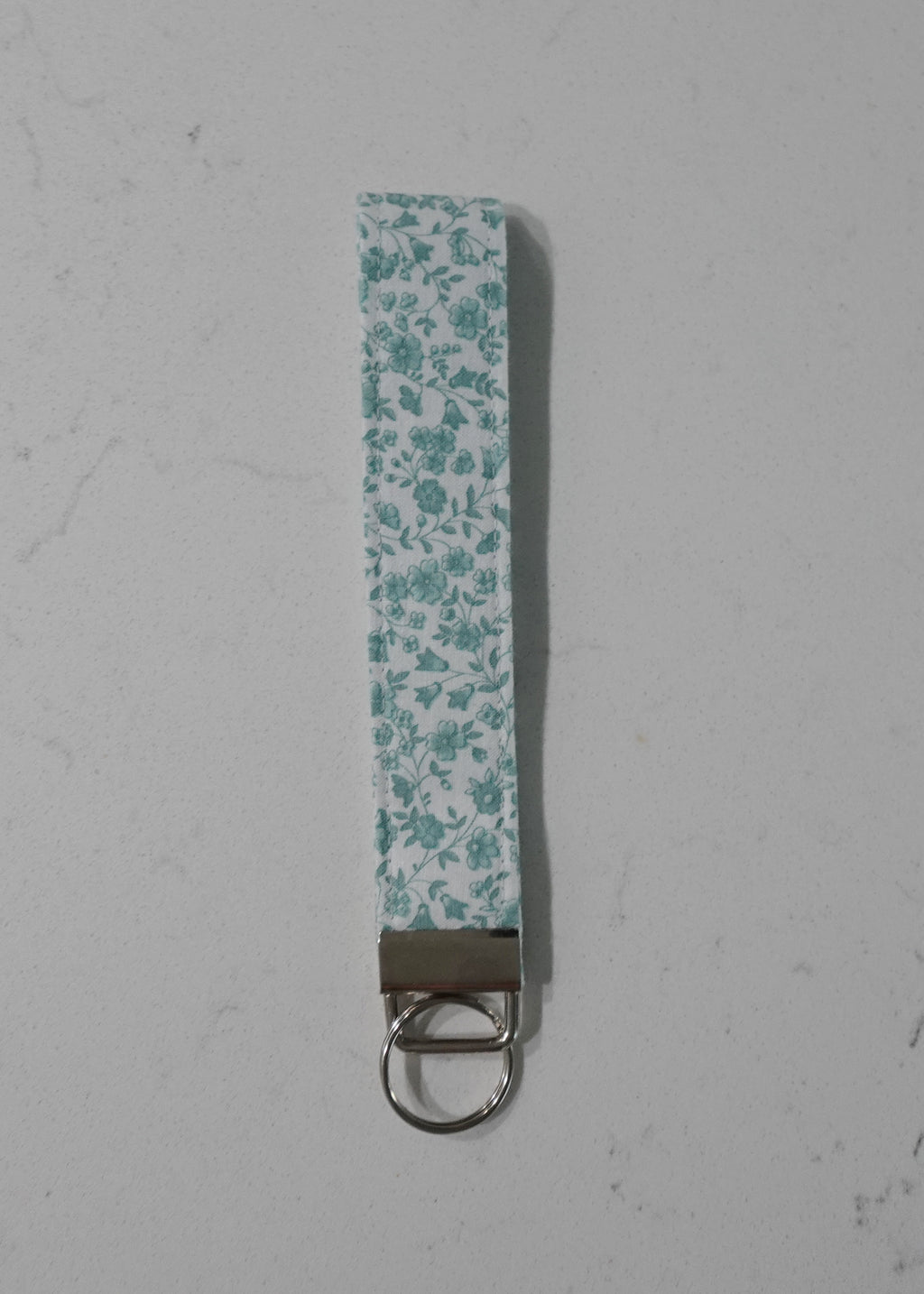 Fabric wristlet keychain