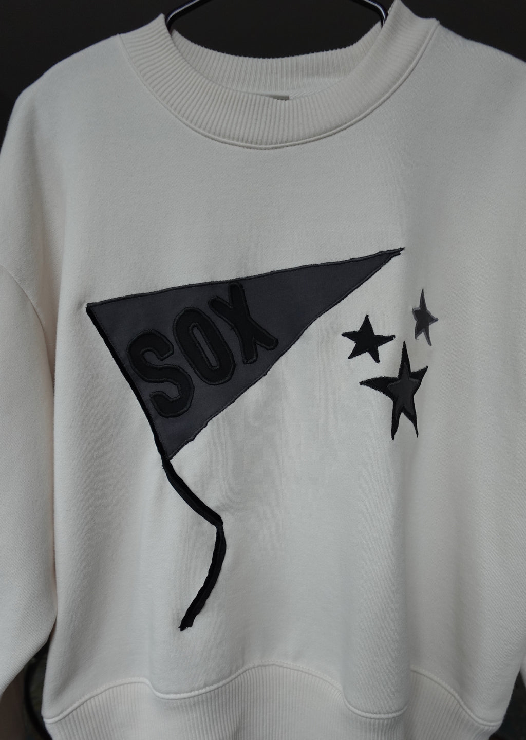 Chicago white sox applique crew neck