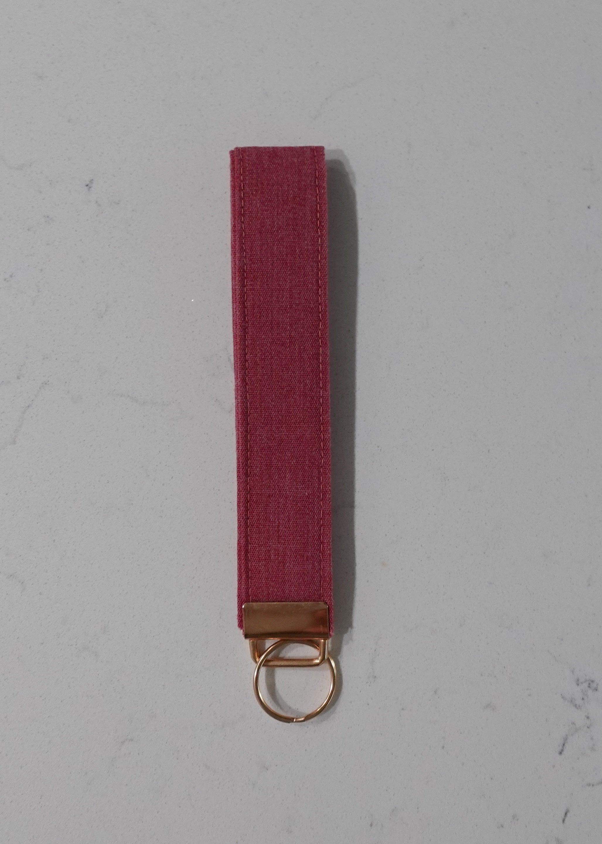 Fabric wristlet keychain