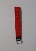 Fabric wristlet keychain