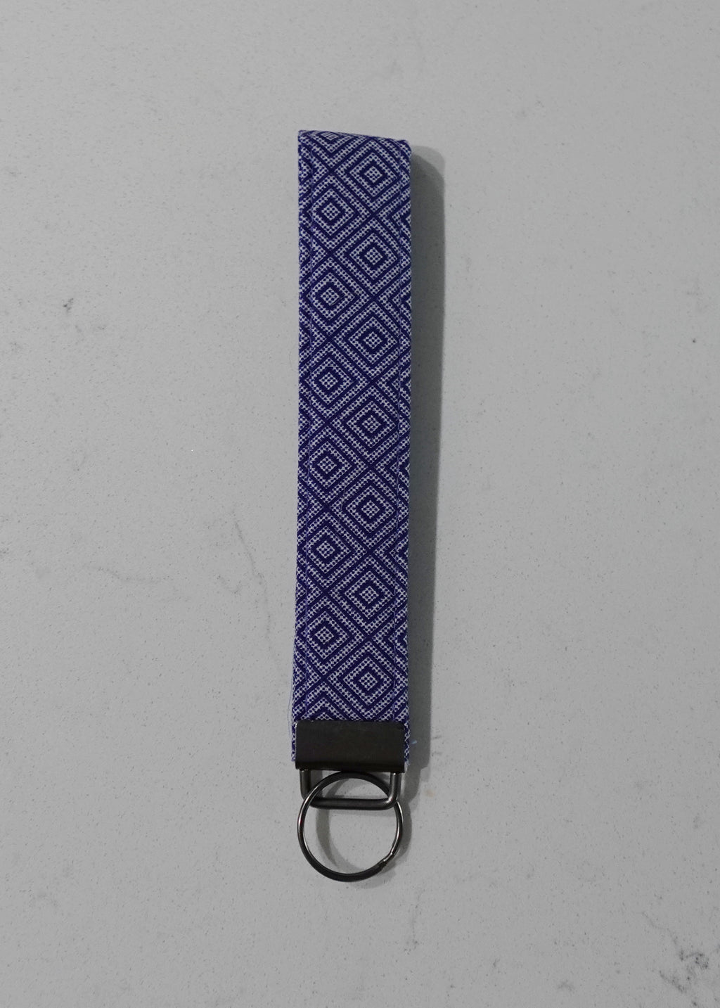 Fabric wristlet keychain