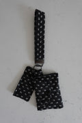 Fabric wristlet keychain