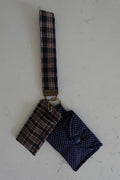Fabric wristlet keychain