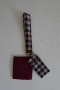 Fabric wristlet keychain