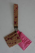 Fabric wristlet keychain