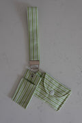 Fabric wristlet keychain